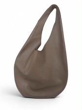 A.P.C. Le Neige Grained Leather Tote Bag in D...