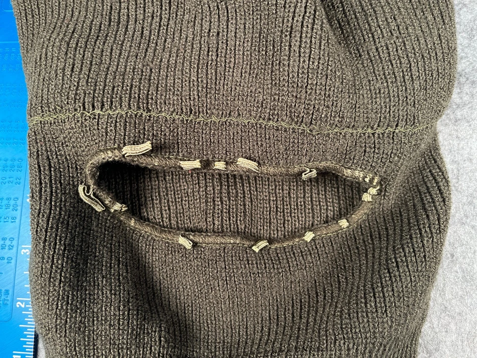 Volcom Máscara de Esquí Baclava Gorro Adulto Talla Única Verde Tejido 100% Acrílico Patín Esquí Foto 2 de 4