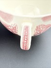 Vintage Red Transferware Tea Cups Set of 4 England Cottage Farm Scene — photo 8