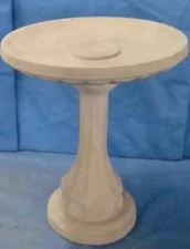 Lamp Post Birdbath w/ Festoon Bowl-Aluminum Concrete Mold