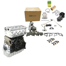 Austauschmotor geschl.+Turbo für VW T5 T6 2.0 TDI CAA 03L253016M 06H121119D 03L1