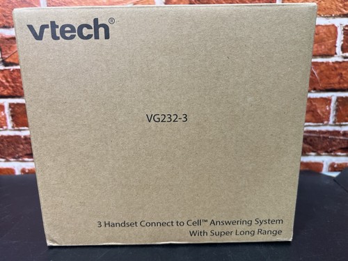 VTech VG232-3 Cordless Phone 3-Handset w/ Answering Machine & Caller ID - Zdjęcie 2 z 9
