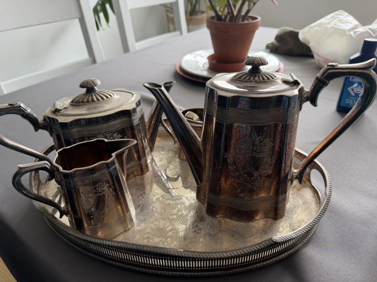 J Dixon Antique US Silver-Plated Teapots, Coffee Pots & Sets for