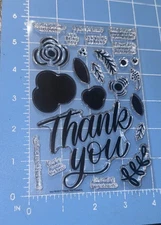 Simon Says Stamp ! Thank You Stamp Set #SSS101917 NWOP