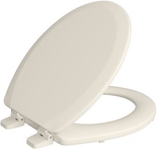 Jones Stephens C013WD02 Round Wood Toilet Seat - Off White