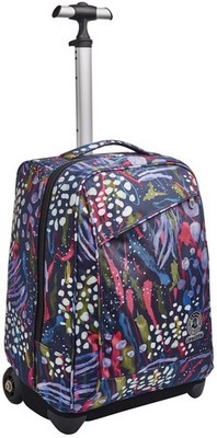 Trolley, 2 in 1, Schulranzen mit Rollen, Rucksack mit Trolleyfunktion für Sch...