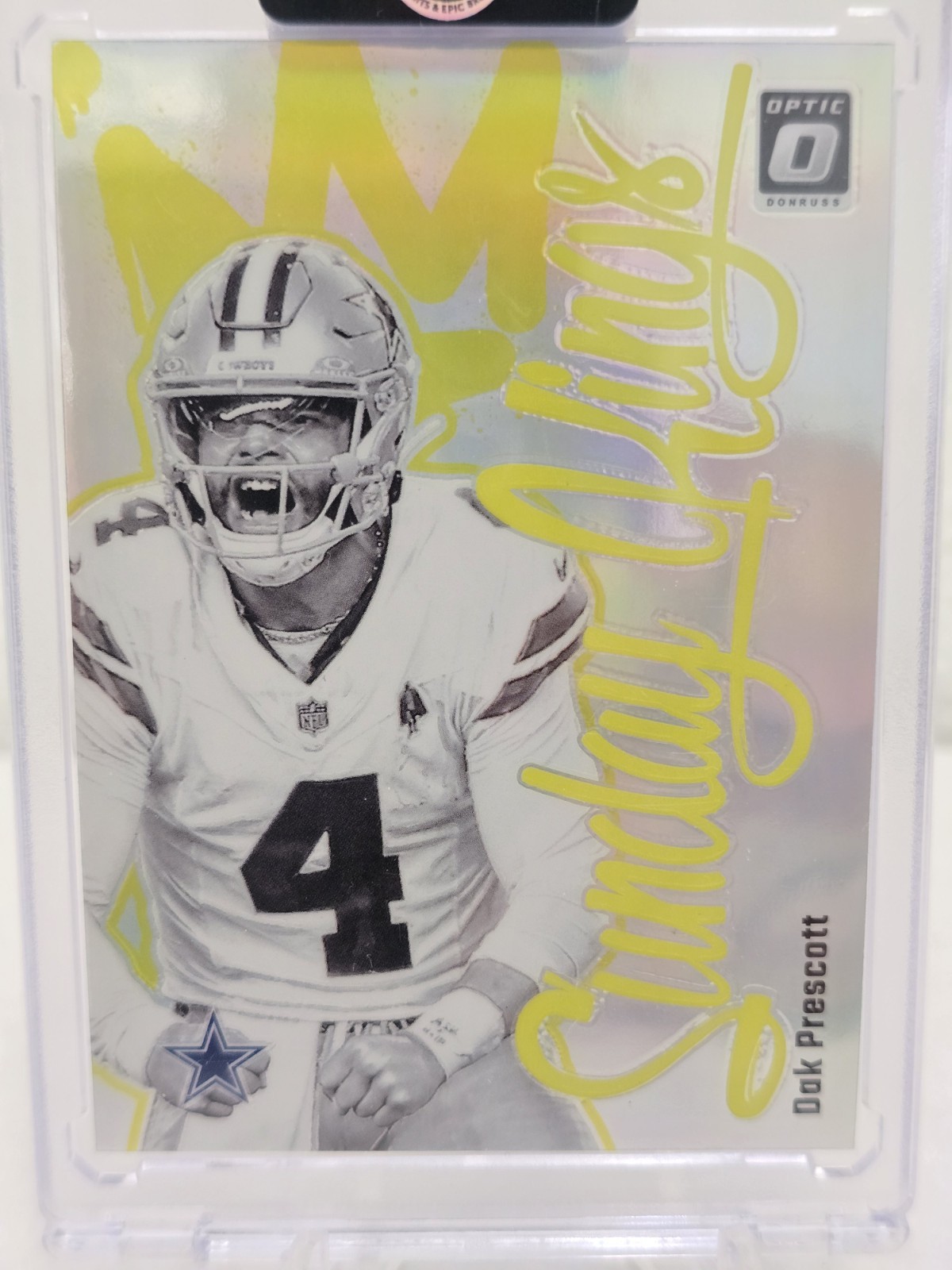 2024 Panini Donruss Optic - Sunday Kings Dak Prescott #2 Clean Case Hit
