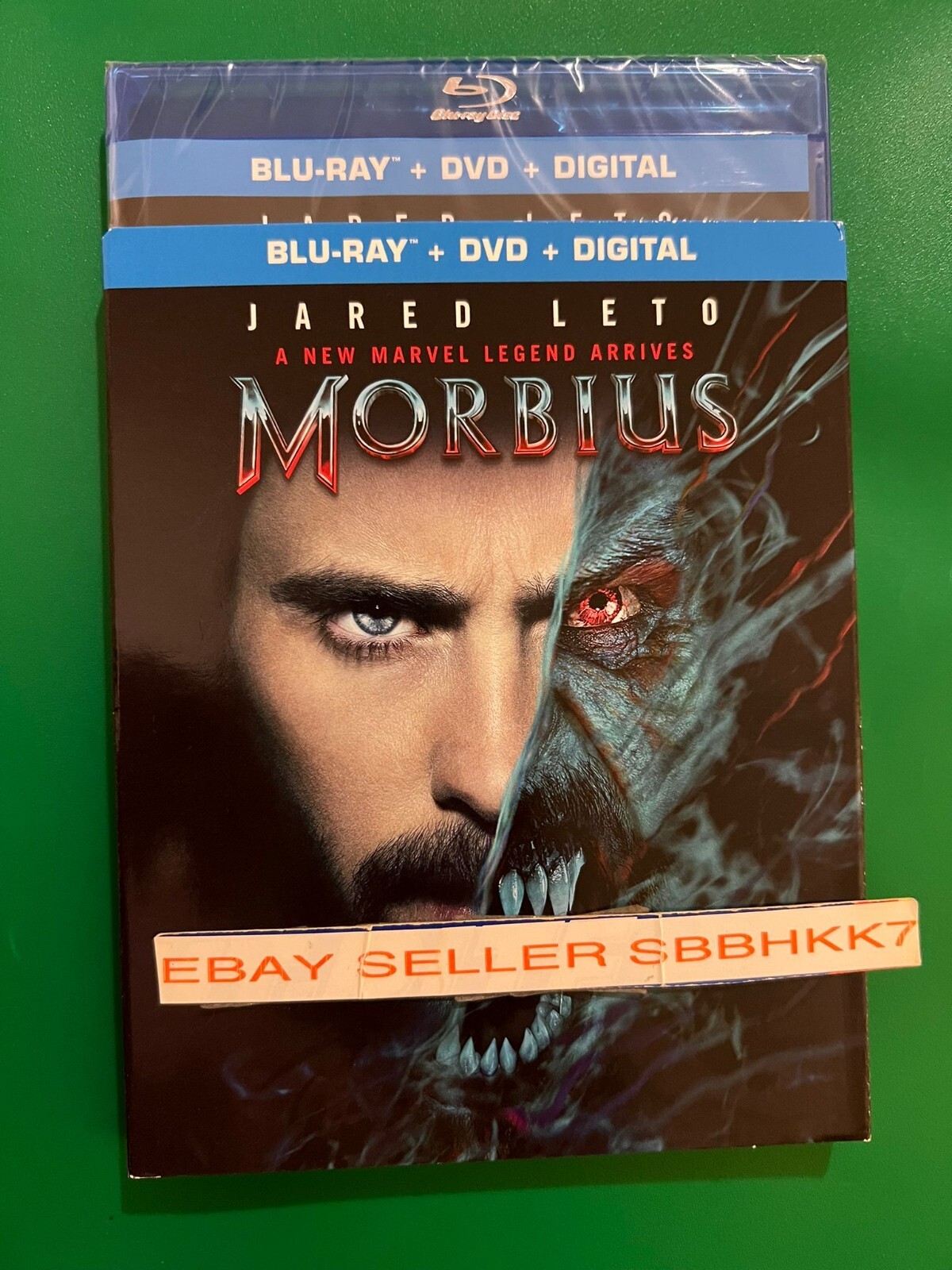 Morbius (Bluray + DVD + Digital HD & Slipcover 2022) New Fast Free