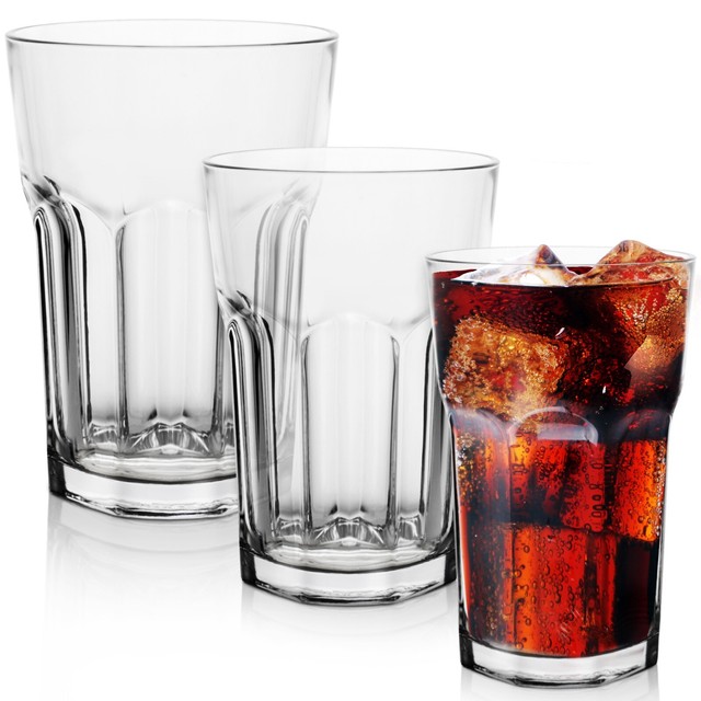Trinkgläser Set 6/12 Wassergläser 270/350/410ml Latte Macchiato Gläser Cocktail Trinkgläser Set 6/12 Wassergläser 270/350/410ml Latte Macchiato Gläser Cocktail