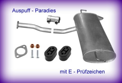 Endschalldämpfer Auspuff für Hyundai ix35 1.6 CGi Typ LM EL ELH 136PS + Kit