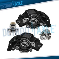 FWD Front Steering Knuckles Rear Wheel Hub and Bearings for Hyundai Sonata 2.0L