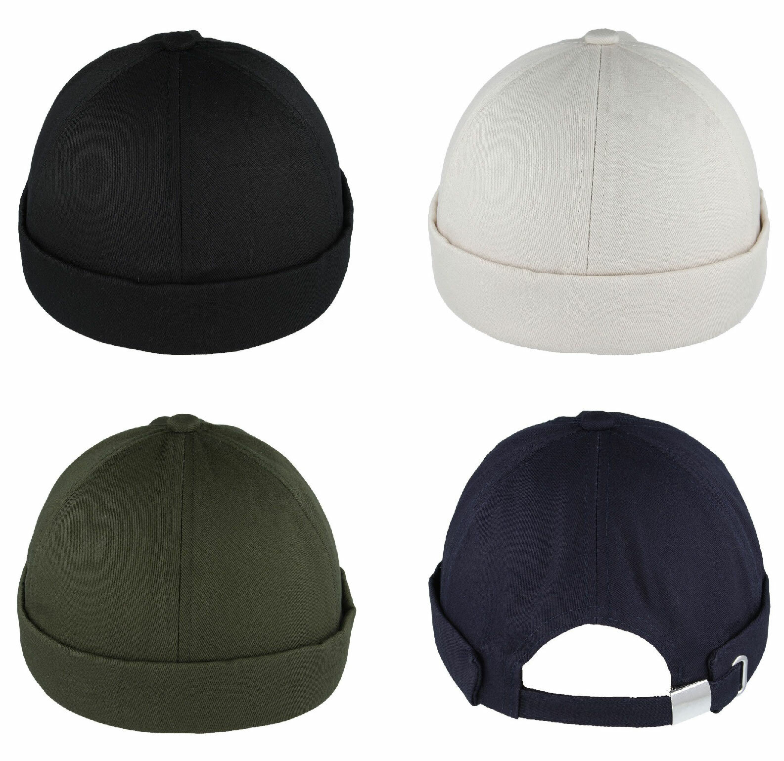 adjustable brimless hat