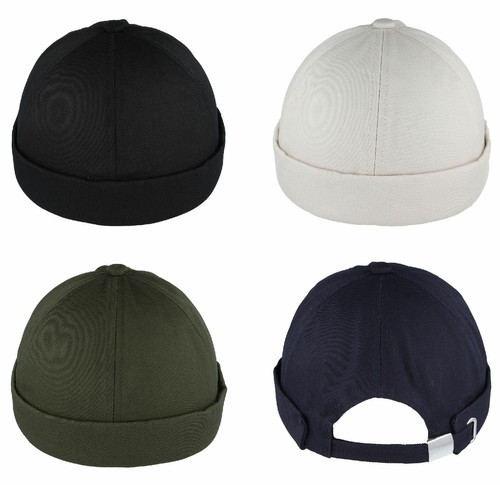 Men Women Docker Hat 100% Cotton Retro 