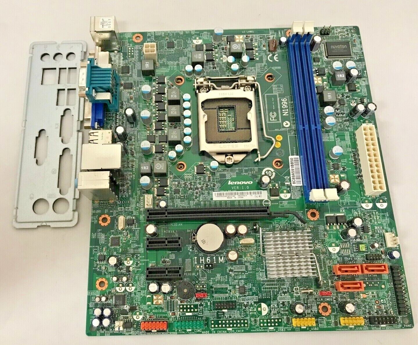 Lenovo IH61M (MS-7687) REV:1.0 FRU03T6014 -mATX-Sockel 1155 -mit I  