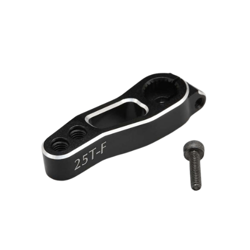 Yokomo 23mm Aluminum Servo Horn – 25T Spline, Clamp-Type For Futaba Compatible Servos (ZC-204523)