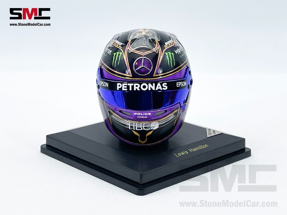 Casque Spark 1/5 Lewis Hamilton Abu Dhabi GP 2019 – Édition Limitée Numérotée – Neuf