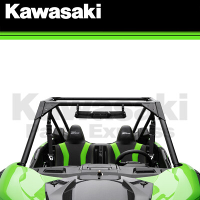 Rear Side & Center View Mirror W/Handles For Kawasaki Teryx KRX 1000 Mule 3000