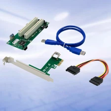 PCI-Express PCI e to PCI Adapter Card PCIe to Dual Pci Slot Expansion Card