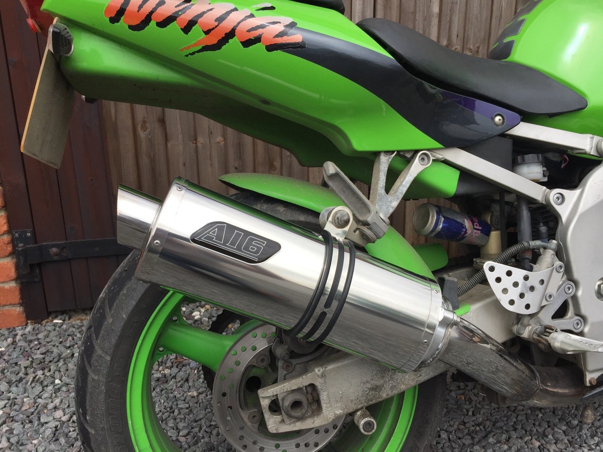 Kawasaki ZX6R 1998-2003 G J A1P A16 Stainless Road Legal Exhaust