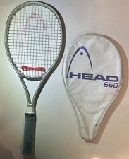 Head 660 Pulse Made in Austria Tennis Racket With Case - Teal, Purple, Silver