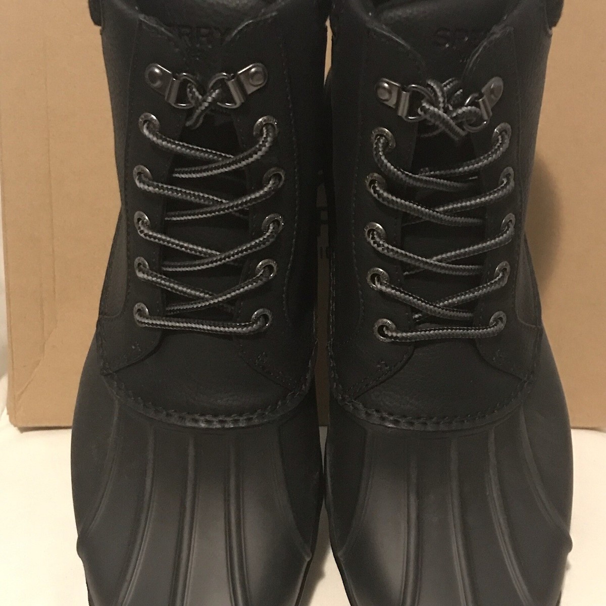 Sperry Men’s Avenue Duck Boots Sz. 10 NEW STS23428 BLACK Gloucester_mm Black | Sperry main image 2
