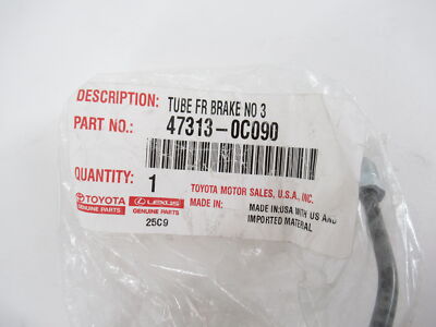 Genuine OEM Toyota 47313-0C090 Brake Line Tube no.3 (Front) | eBay