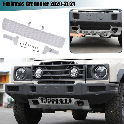 Silver Front Grill Mesh Bumper Grille Anti Insect Mesh For Ineos Grenadier