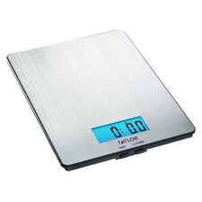 Taylor Pro Digital Kitchen Food Kitchen Scale with Ultra Thin Compact Design