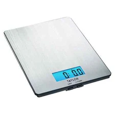 Taylor Pro Digital Kitchen Food Kitchen Scale with Ultra Thin Compact Design