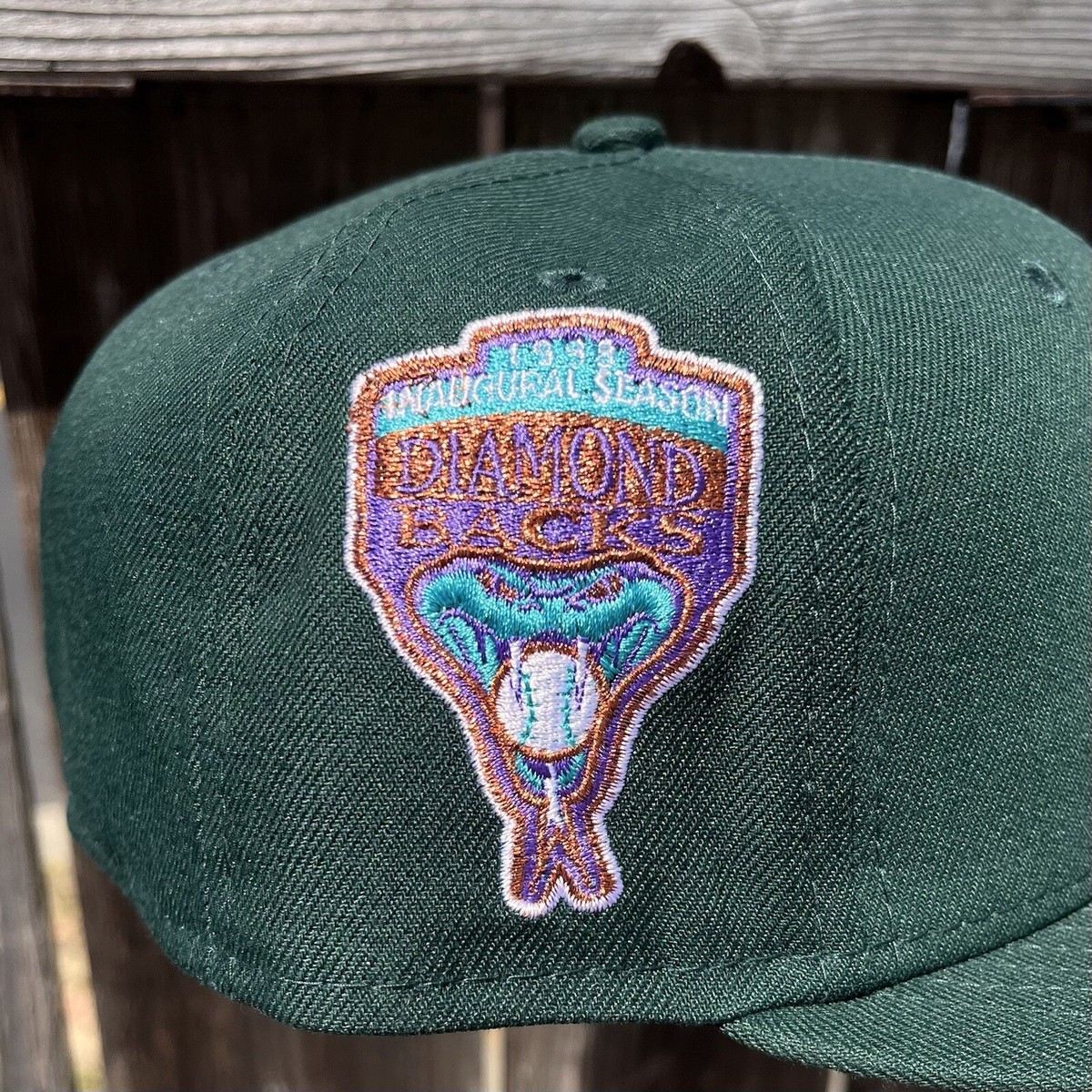 新品タグ付【SHOUIA/ショウイア】 BASEBALL CHARM 7 3/8 Pink UV Hat Club Arizona Diamondbacks 1998 Inaugural