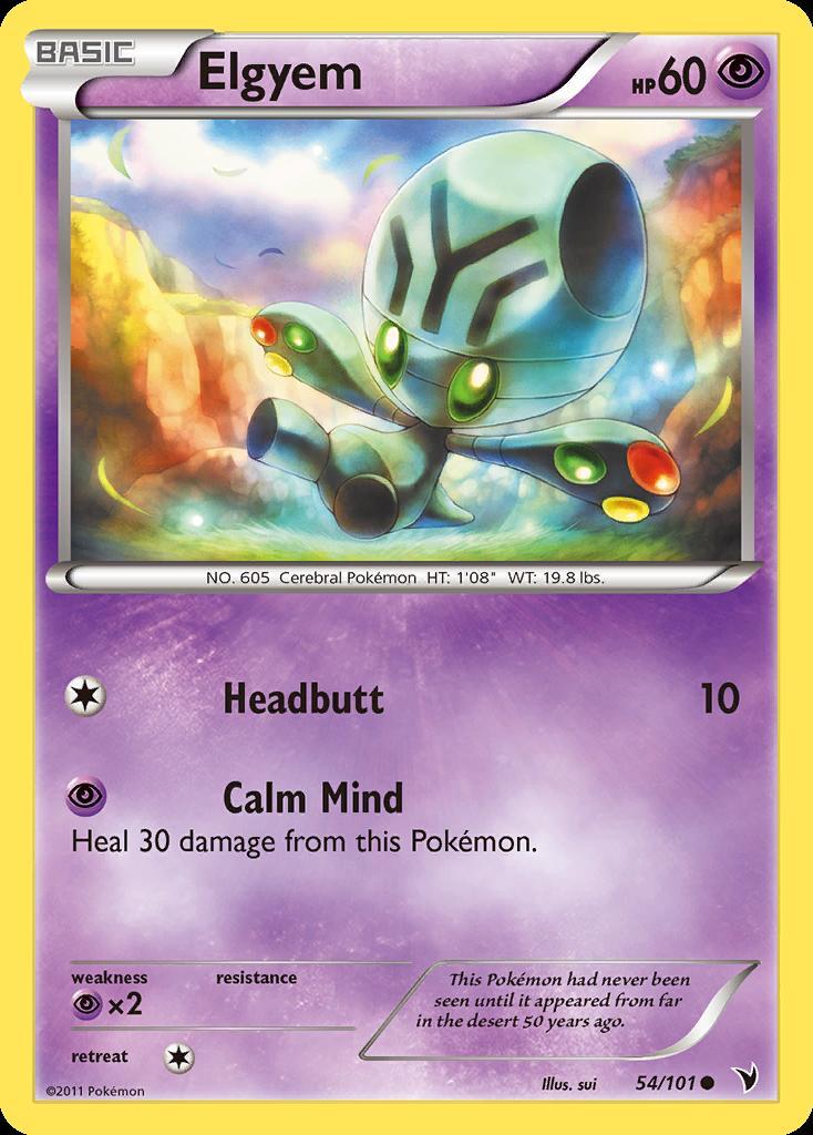 Pokemon Elgyem (54/109) Noble Victories LP