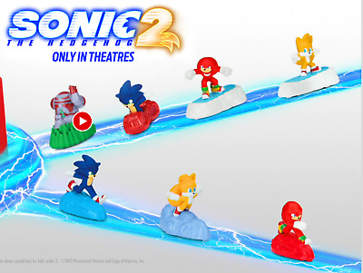 Buy 2022 McDONALD'S Sega Sonic 2 The Hedgehog HAPPY MEAL TOYS Or Set