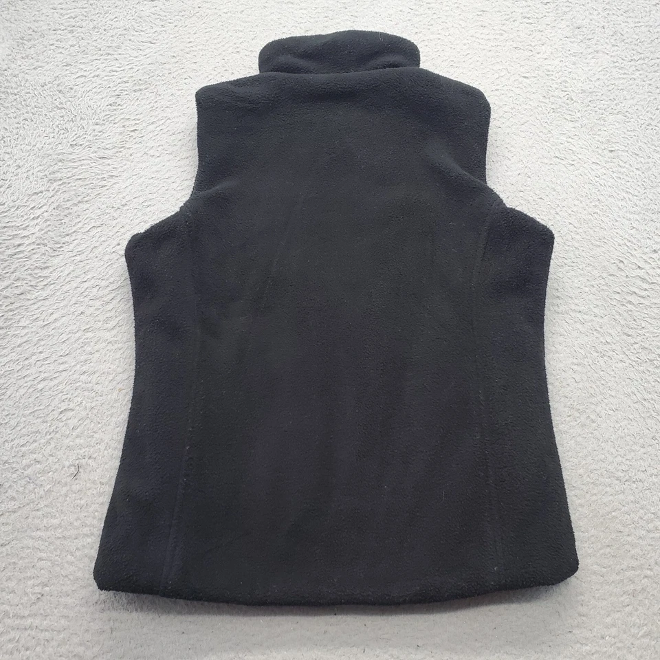 Жилет женский Carolyn Taylor маленький черный двусторонний флисовый без рукавов на молнии - Изображение 4 из 4