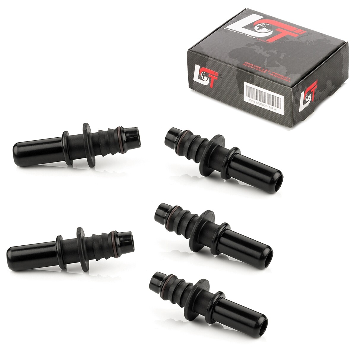 5x counterpart quick coupling straight fuel line 11.8 x 10 mm for VW LUPO