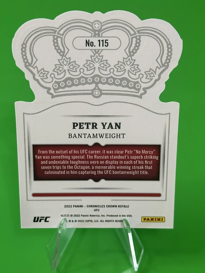 💥💥2022 Panini - Chronicles Crown Royale UFC Silver Die-Cut #115 Petr Yan!!💥💥 - Image 2 of 3