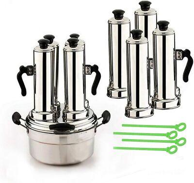 Steel Puttu Maker rice Puttu Kudam Chirattaa with Steamer Plate Vessel  G207