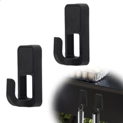 Ganci Magnetici Per Barbecue – Set Da 3 Pezzi, Neodimio, Rivestiti In Gomma, Portautensili Per Griglia - 2