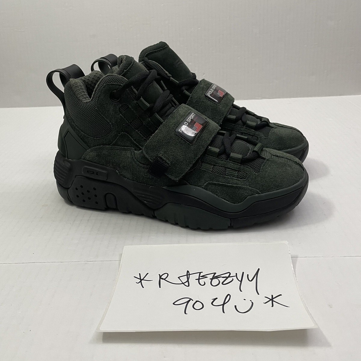 Polo Sport Ralph Lauren PS100-SK-HTL Forest Green High Top Sneakers Mens 12‎ $_57.JPG?set_id=880000500F main image 3