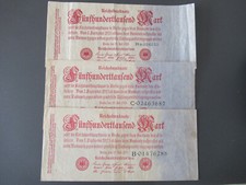 Niemcy 500 000 marek Ro-91a) i b) ss, pres za banknot