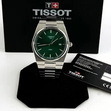 TISSOT PRX TAINLESS STEEL Men's Green Watch T137.410.11.091.00 (40 MM )