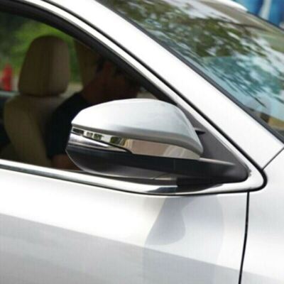 Chrome Car Rearview Side Mirror Cover Overlay Trims For Rav4 2013-2018