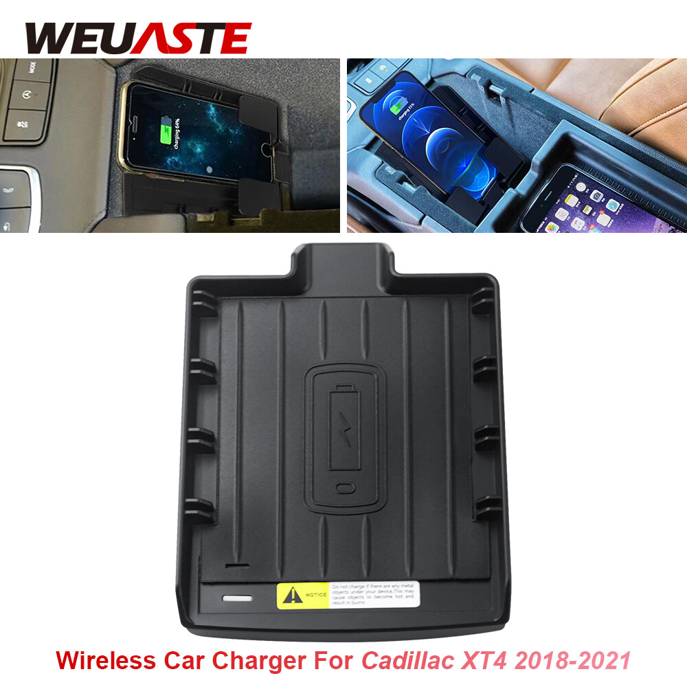 Wireless Charger Phone Center Console Fast Charging For Cadillac XT4