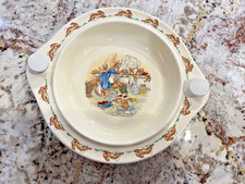 Royal Doulton Bunnykins 1950's Hot Water Plate With 2 Corks