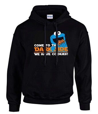 Come to the dark Krümelmonster Schwarze Hoodies Kapuzenpullover -3195-SW