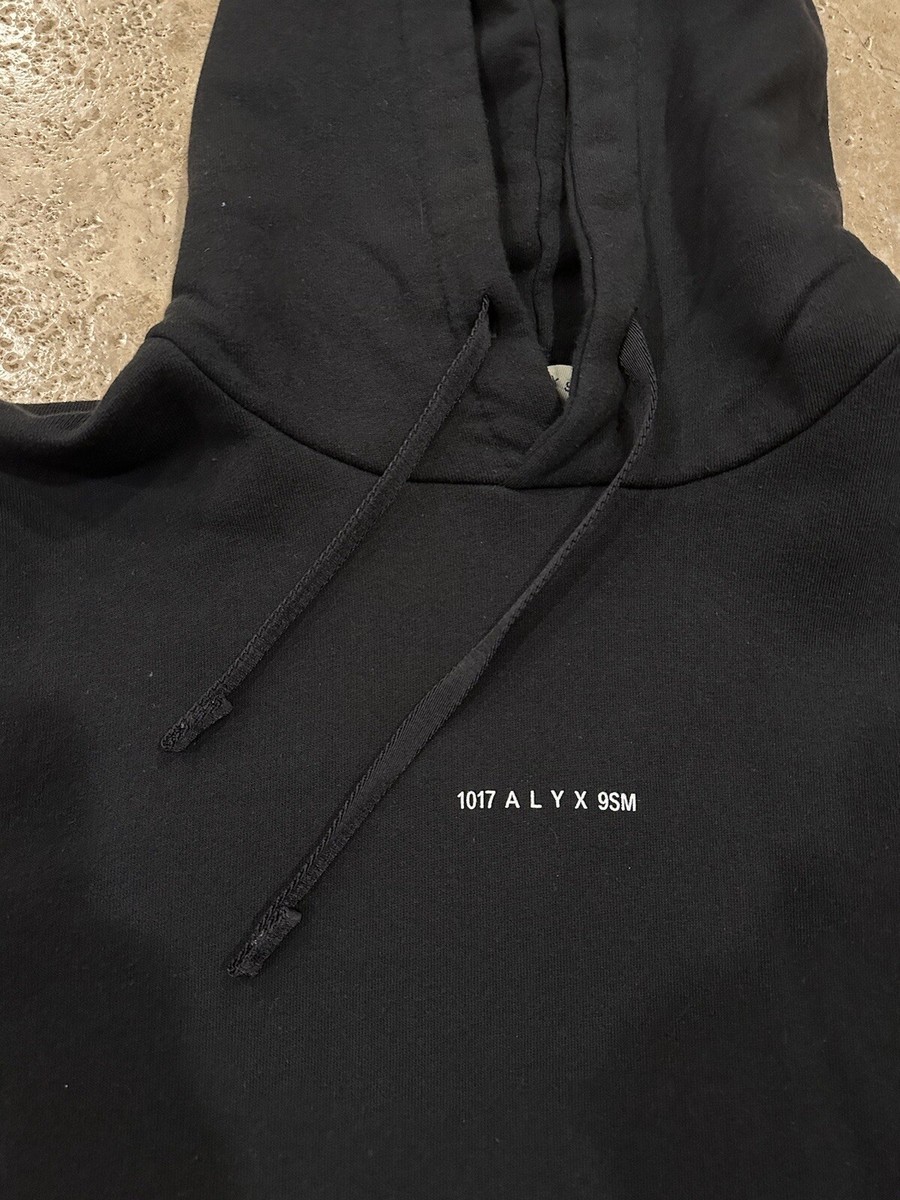 1017 Alyx 9SM Visual Logo Black Hoodie | eBay