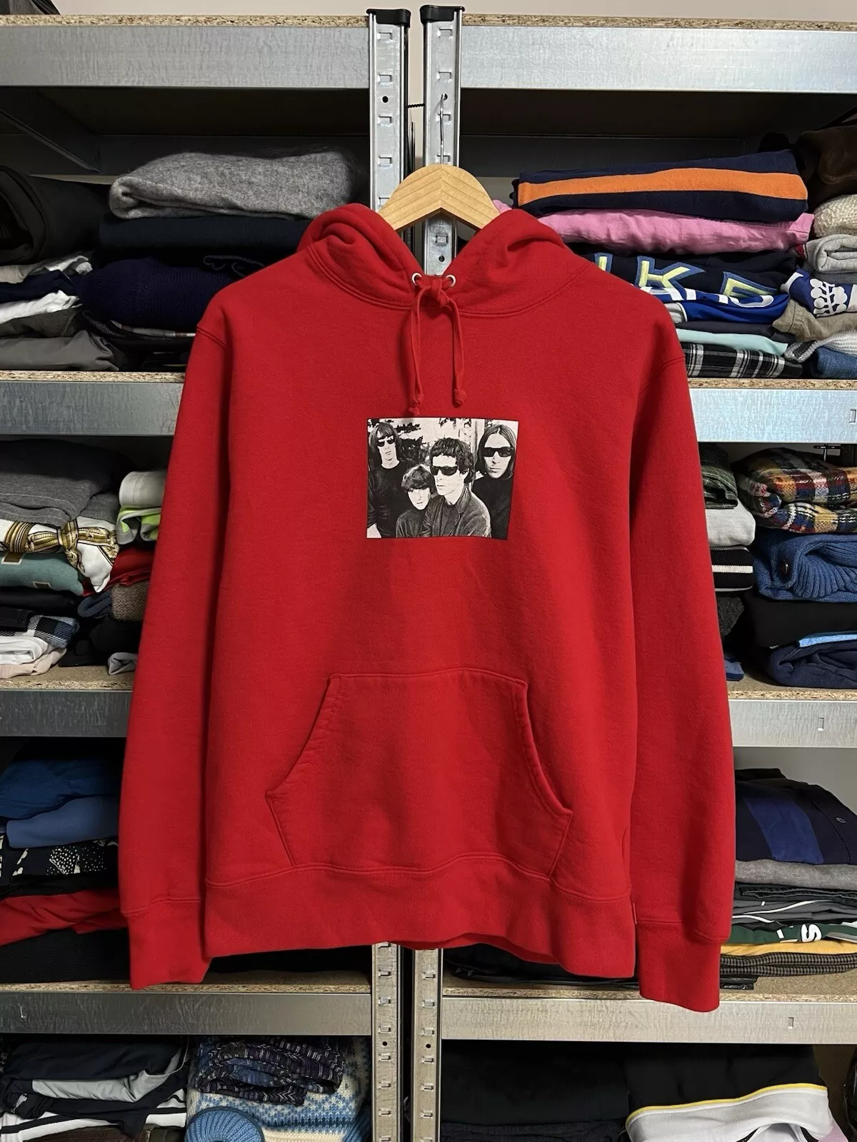 Sweat à capuche rouge Supreme The Velvet Underground taille M