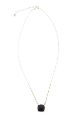 ARGENTO VIVO Black Sterling Silver Pendant Necklace 133420