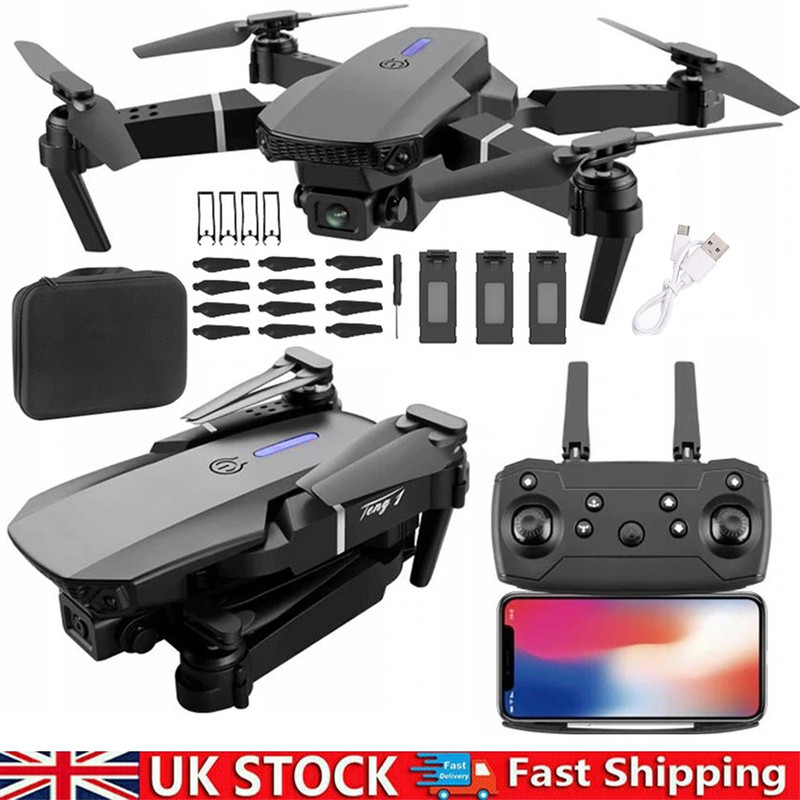 Drone RC Drones Pro 4K HD Camera WIFI FPV Quadcopter Foldable Bag Gifts NEW