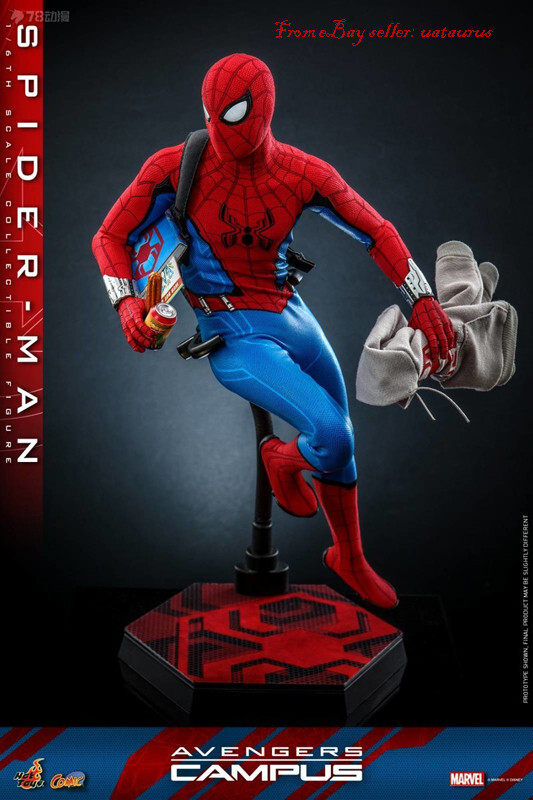 Perfect Hot Toys 1/6 Cms010b Spider-Man Avenger Campus In Stock