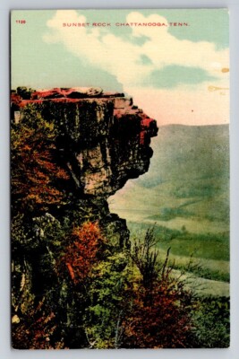 c1910 Sunset Rock Chattanooga Tennessee P670